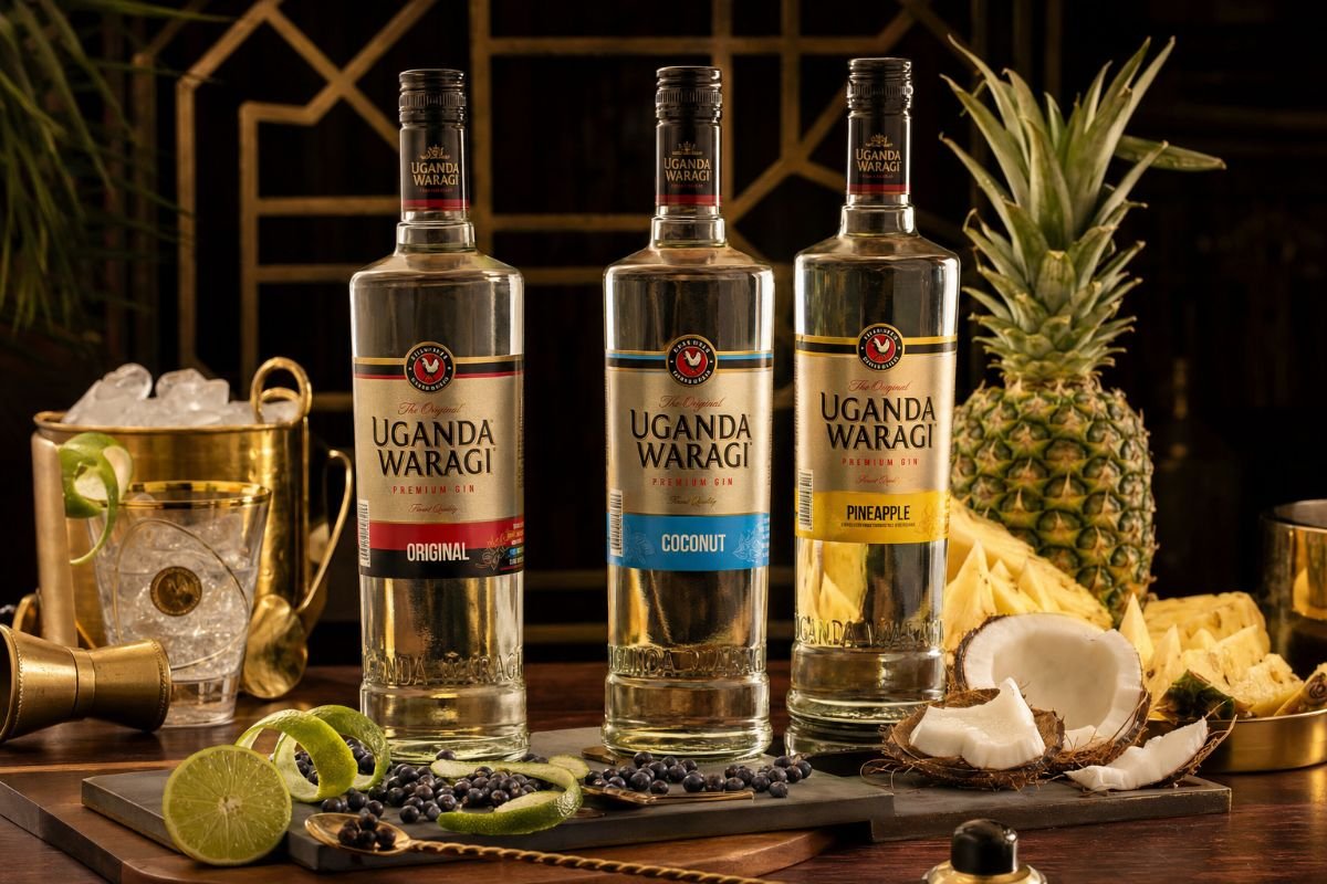 Ugandan gin bottle