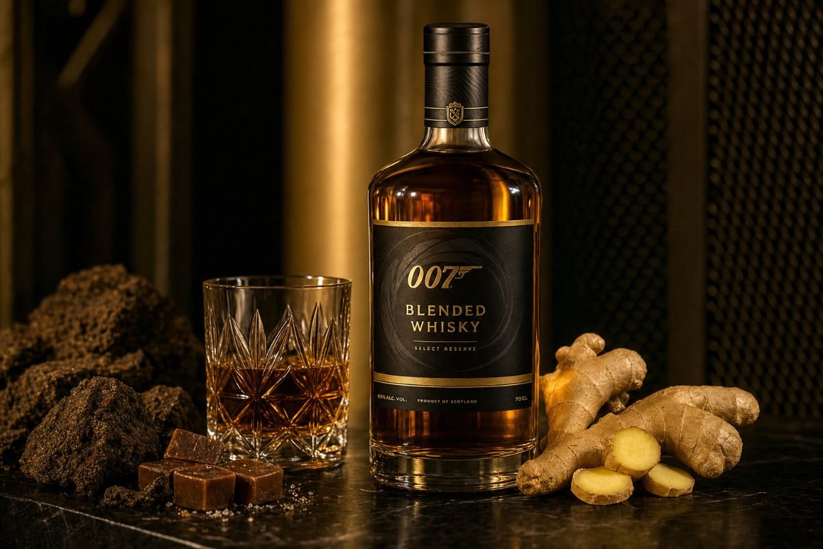 Ugandan whisky bottle